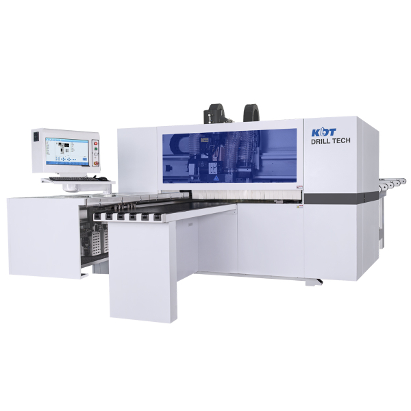 CNC Drilling Center KD-612NHSZ with three drilling groups (milling with tool change)