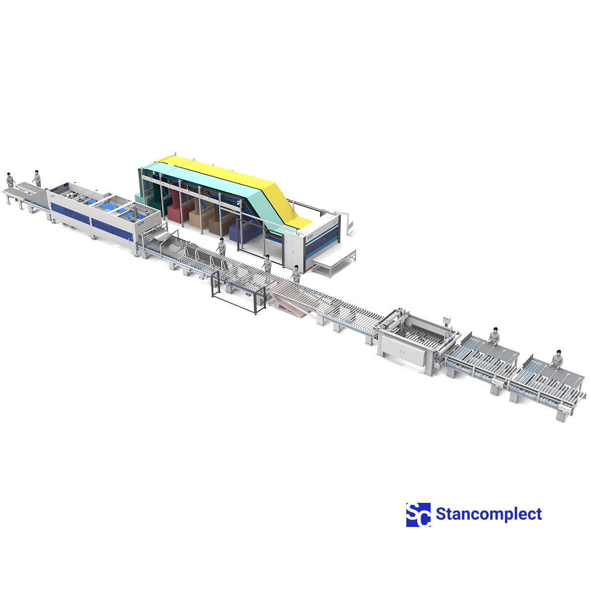 Automatic machine for measuring the dimensions of parts before packaging KDT WG8M2