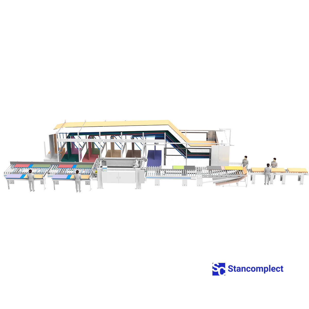 Automatic machine for measuring the dimensions of parts before packaging KDT WG8M2