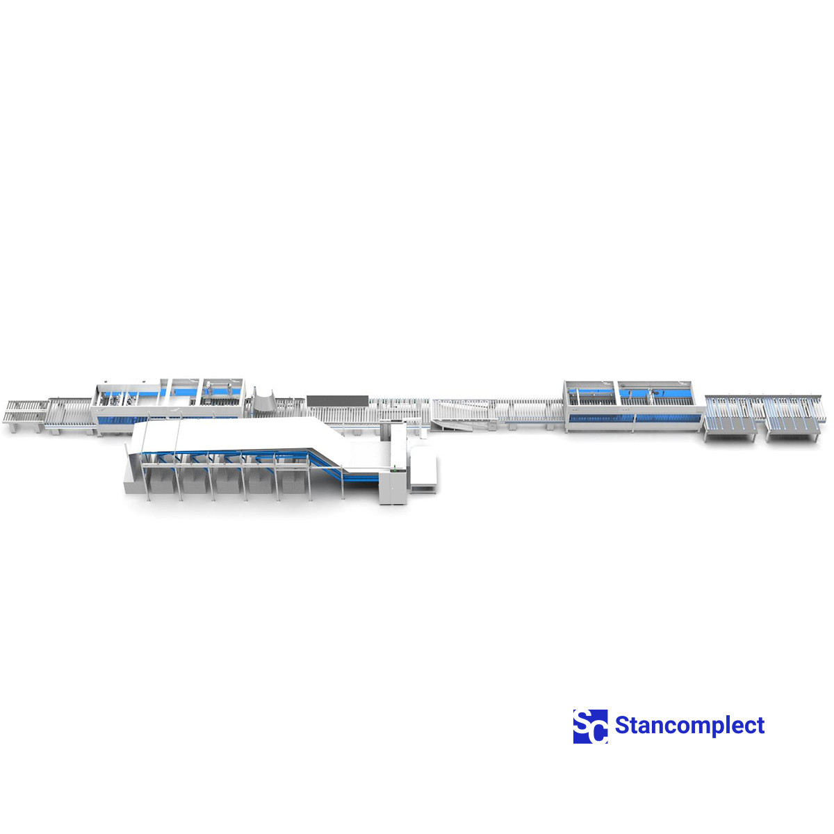 Automatic machine for measuring the dimensions of parts before packaging KDT WG8M4