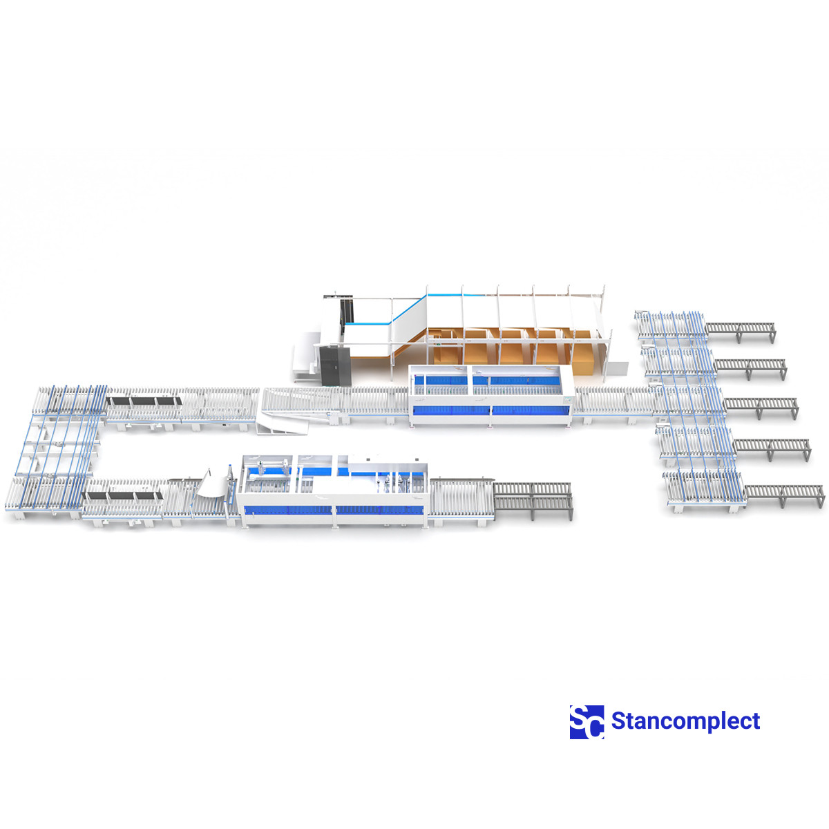 Automatic machine for measuring the dimensions of parts before packaging KDT WG8M4