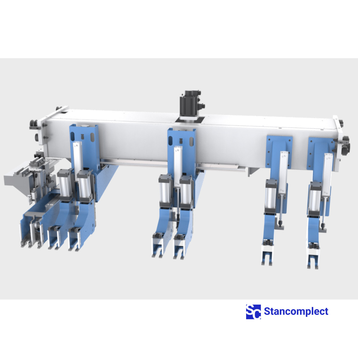 Úhlová CNC velkoplošná pila KS-4522HLS se zadním plněním a dvojitým tlačníkem
