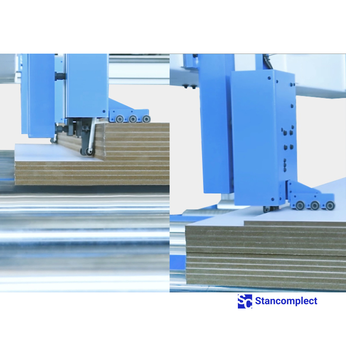 CNC velkoplošná pila KS-843HLM se zadním nakládáním a dvojitým tlačníkem