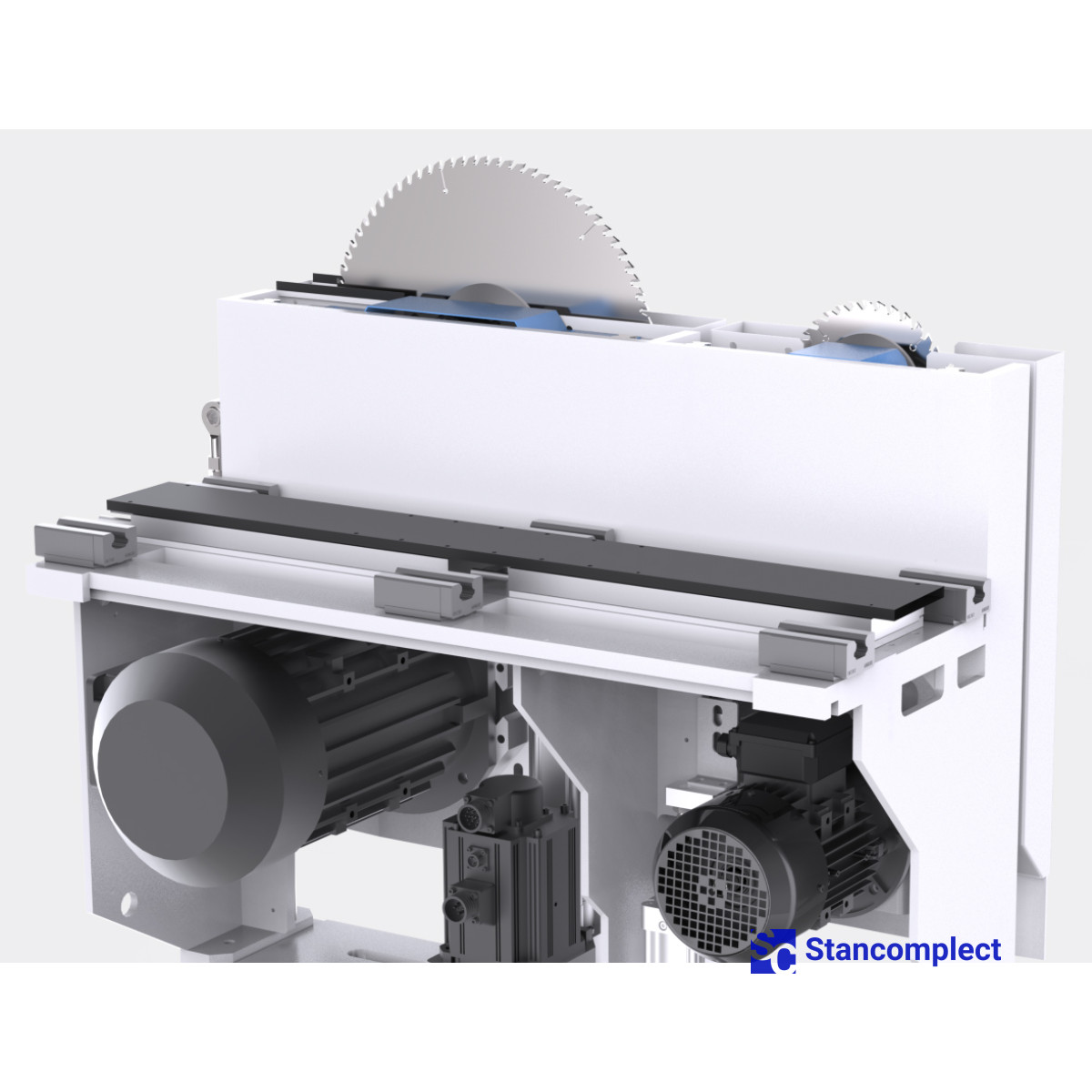 CNC velkoplošná pila KS-543HM se dvojitým tlačníkem a funkcí drážkování