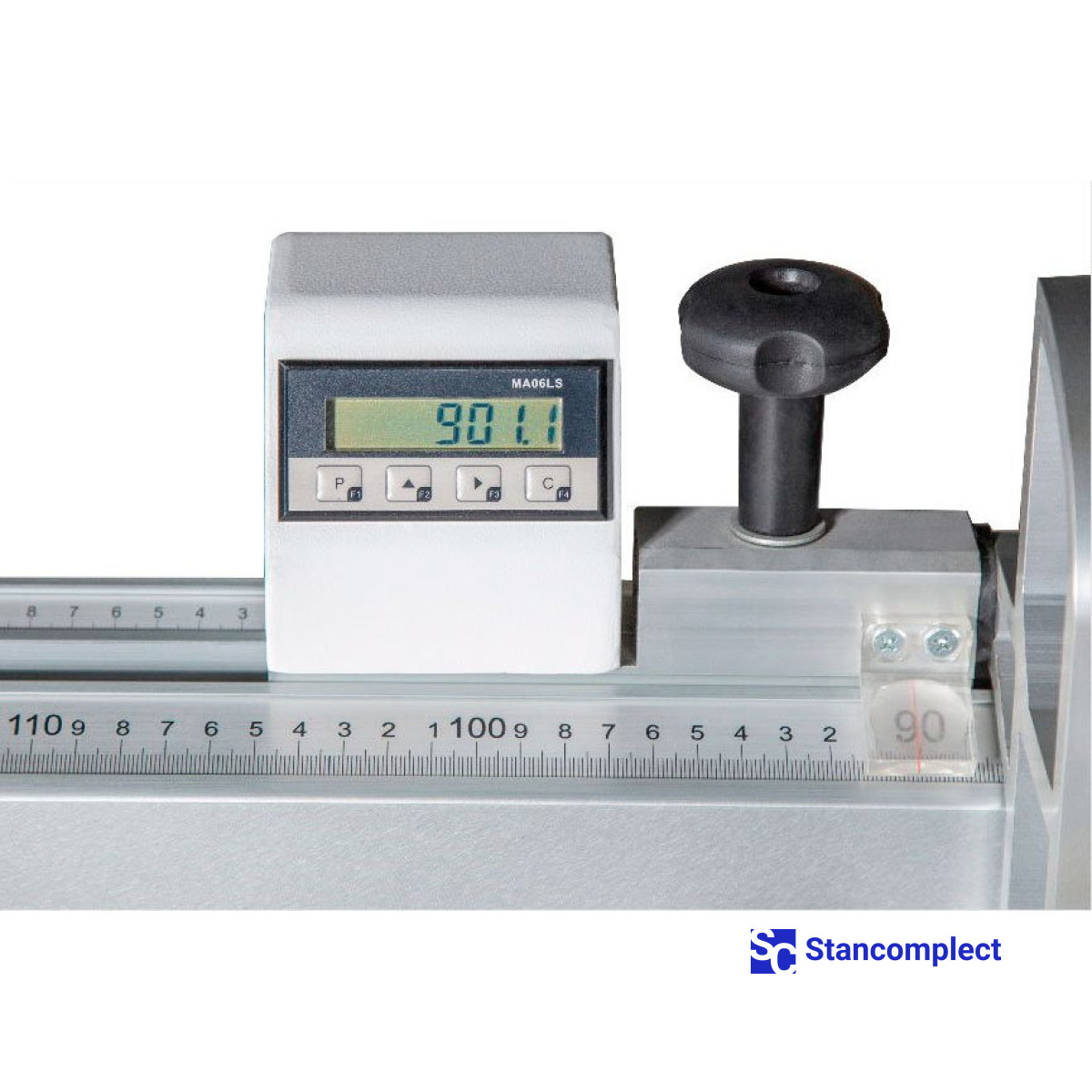 Flag stop with digital display unit