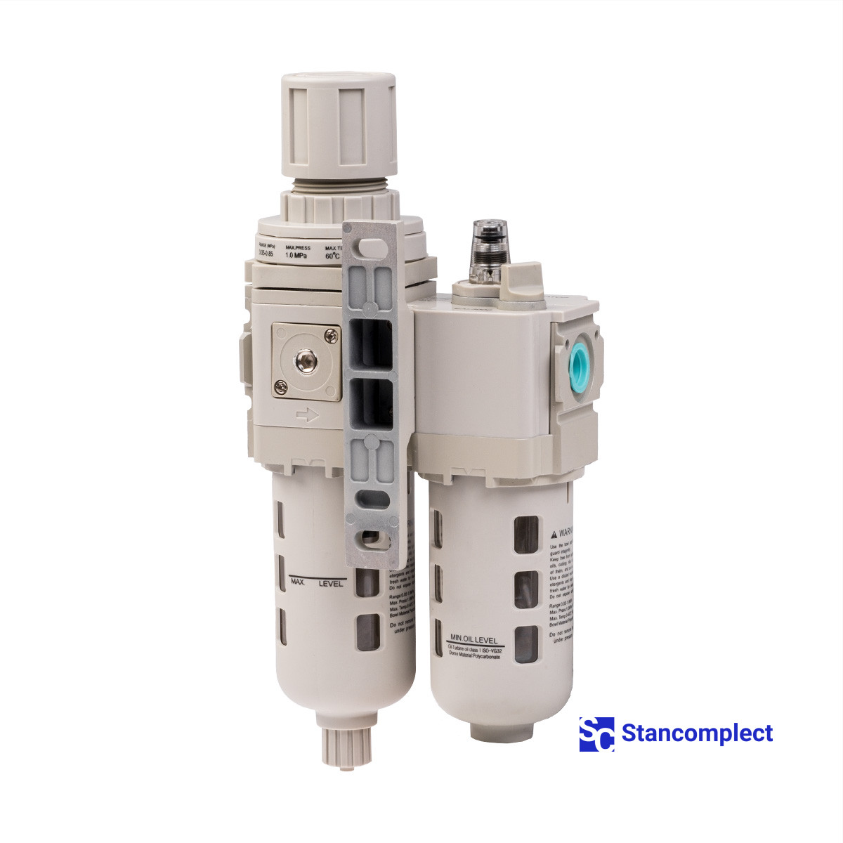 Air preparation unit (Filter Regulator + Pneumatic Lubricator) EASUN EAC3010-03-P1-FS 3/8"