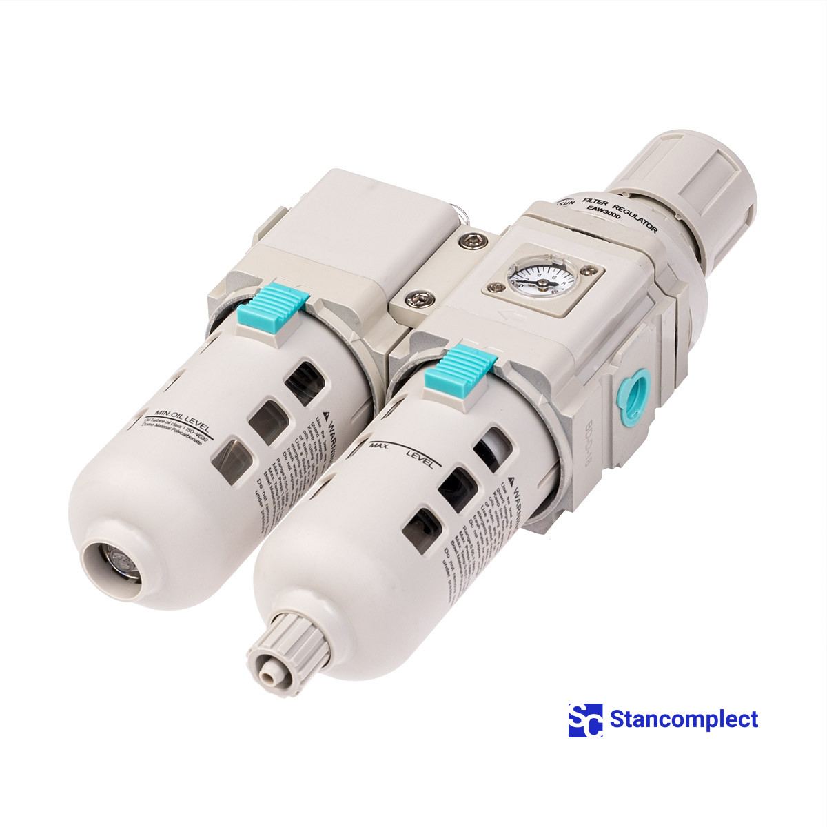 Air preparation unit (Filter Regulator + Pneumatic Lubricator) EASUN EAC3010-03-P1-FS 3/8"