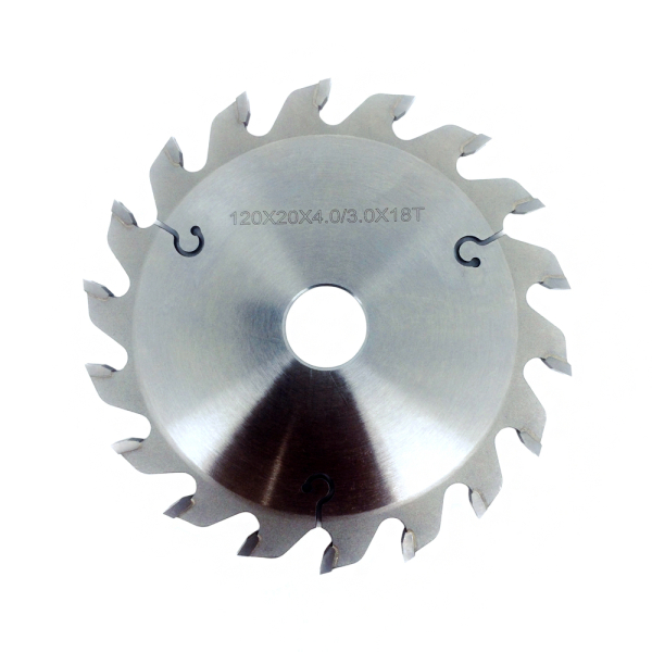 Grooving saw blade 120x20x4.0T18Z for CNC drilling centers KDT. Saw cut 4 mm