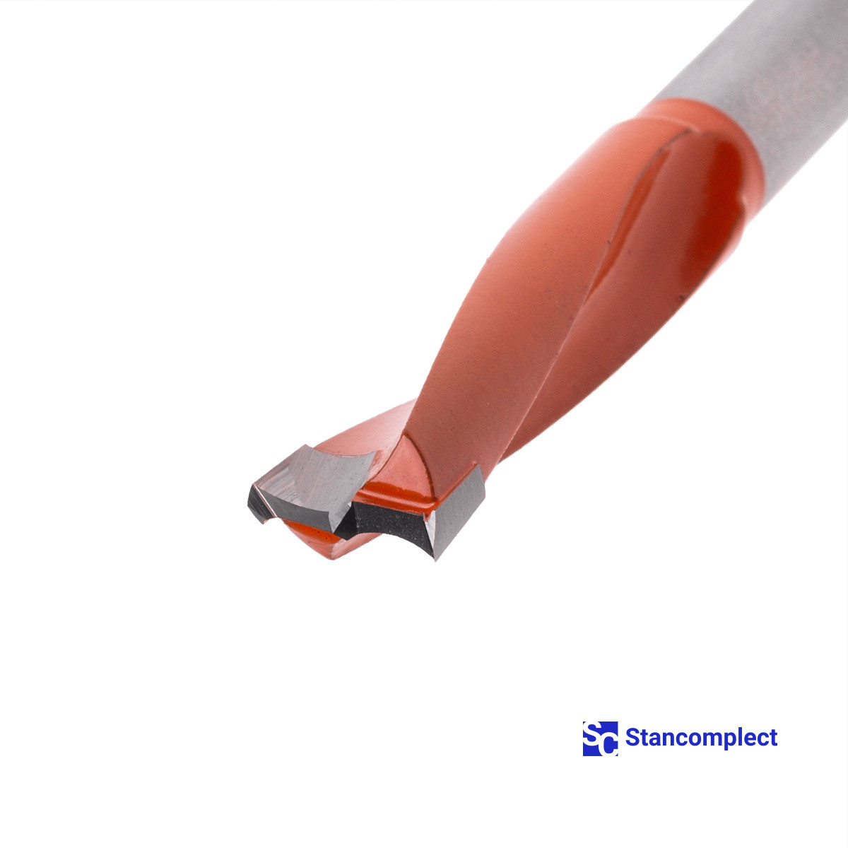 Blind hole drill bit HD d-12 mm, L-70 mm left with brazed plate