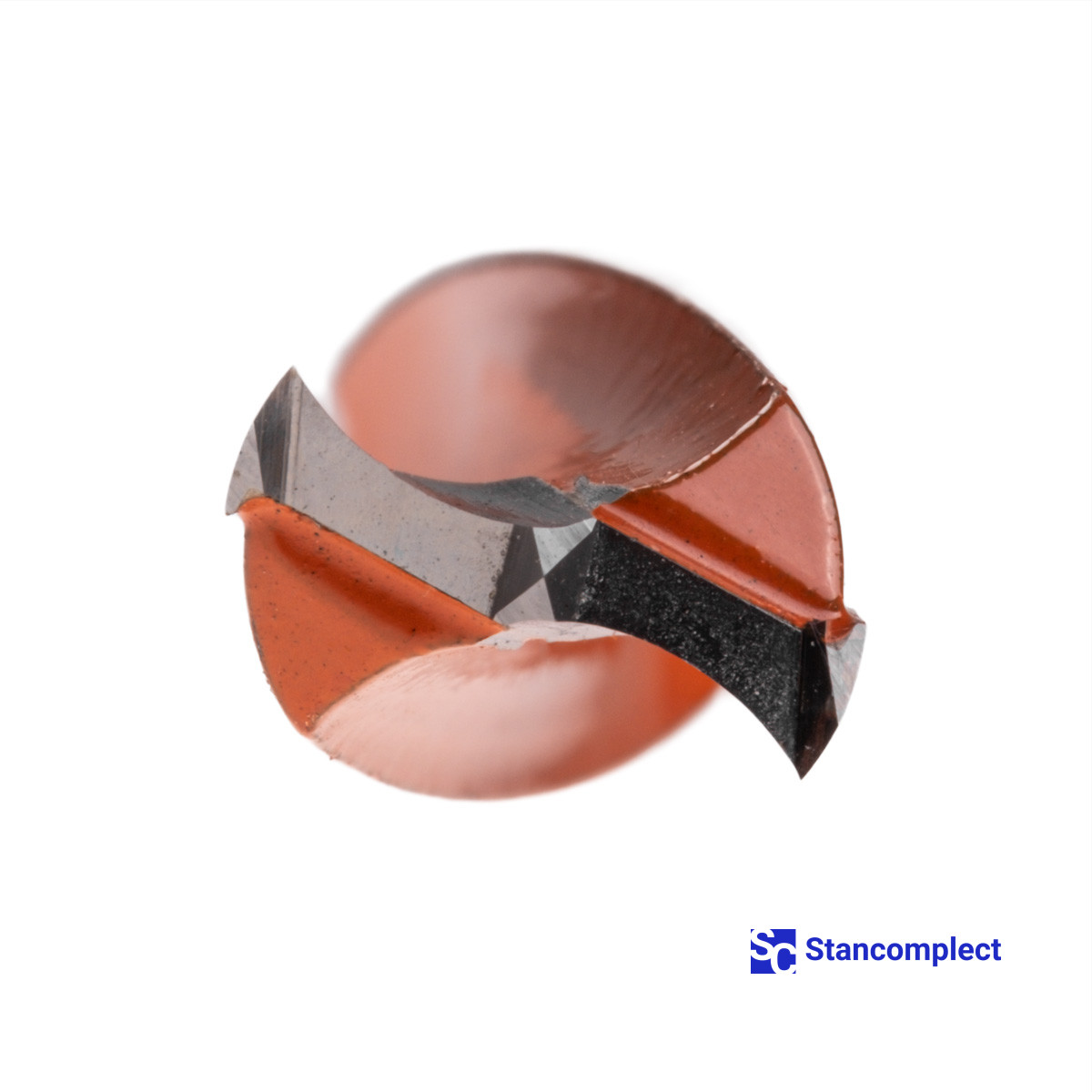 Blind hole drill bit HD d-12 mm, L-70 mm left with brazed plate