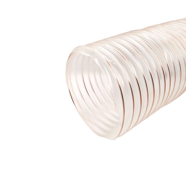 Polyurethane suction hose D-125 mm, wall thickness 0.4 mm