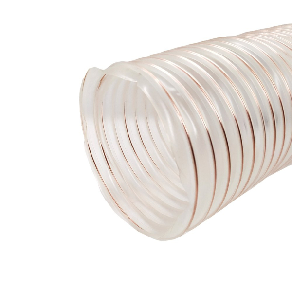 Polyurethane suction hose D-150 mm, wall thickness 0.6 mm 