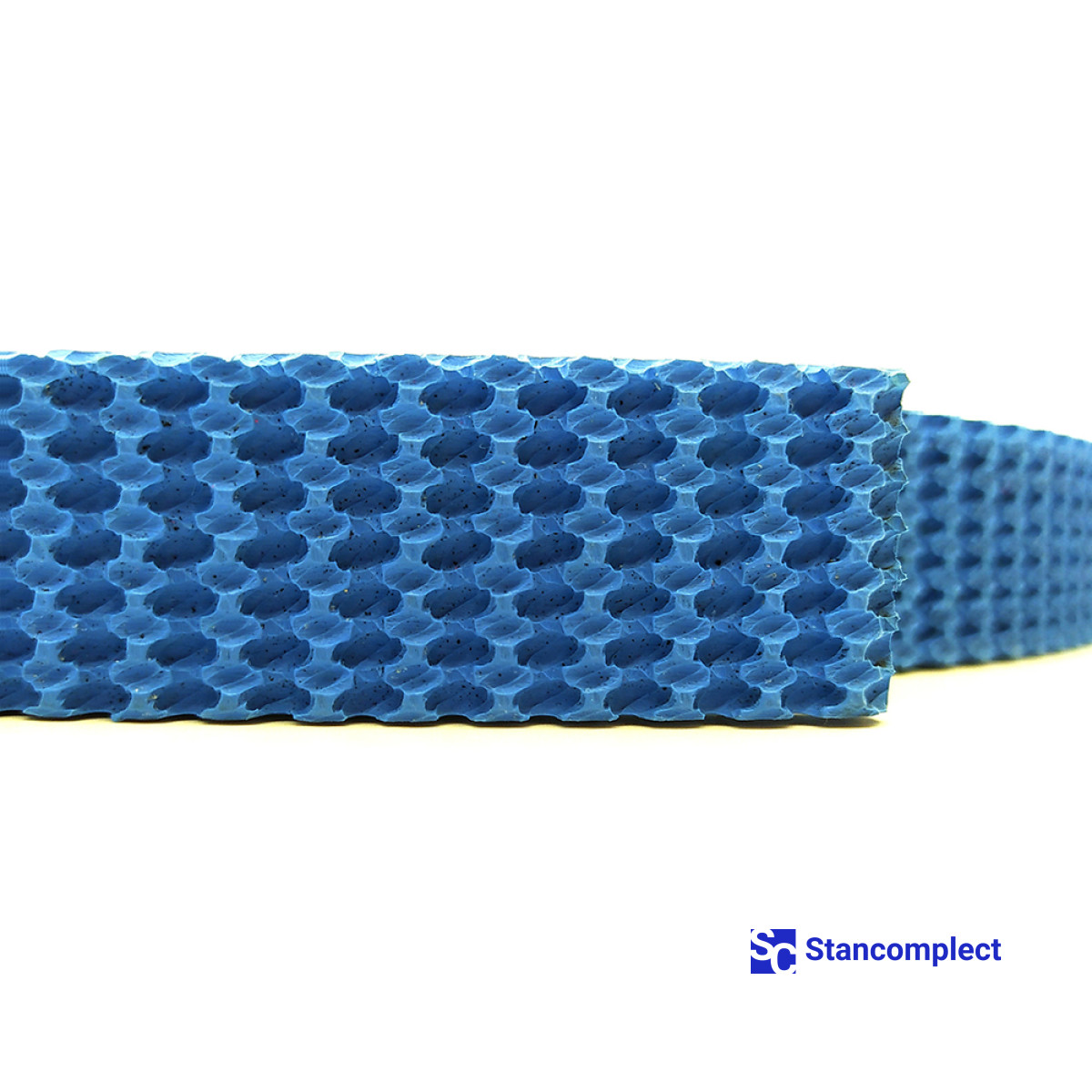 Резина прижимной балки 5x27 мм синяя (рулон 5 м) для пильных центров с ЧПУ KDT