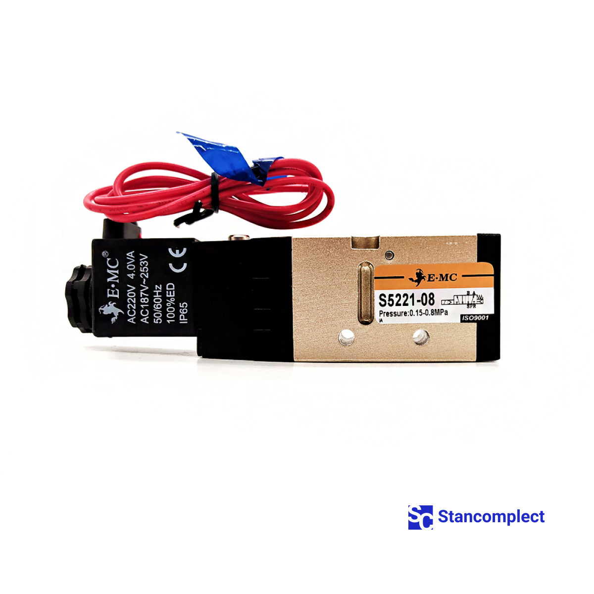 Клапан электромагнитный S5221-08E2F для кромкооблицовочных станков KDT