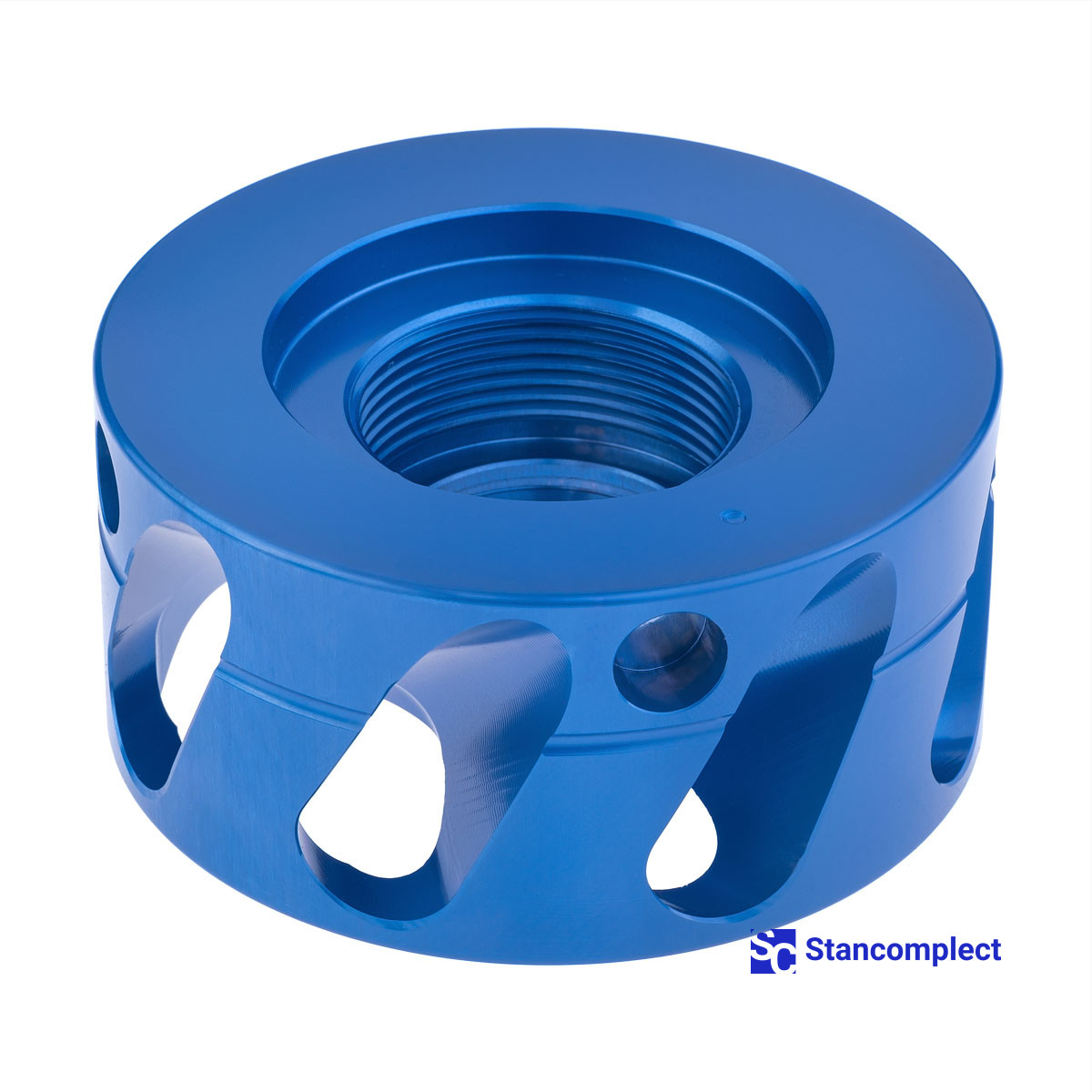 Dust removal system for ER-25 collet chuck