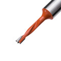 Blind hole drill bit HD d-4 mm, L-57 mm left with brazed plate