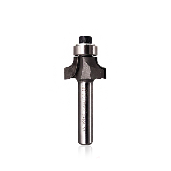 Round over router bit with lower bearing R4,75-D22-l11-L51-d8