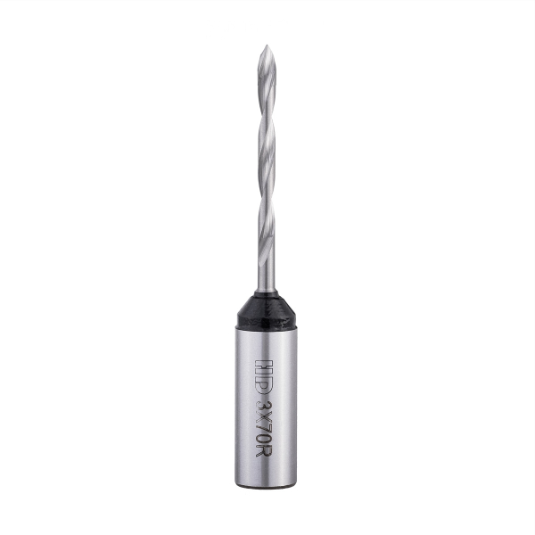 Solid carbide through hole drill bit HD d-3 mm, L-70 mm right (501 series)
