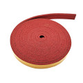Adhesive-backed pressure beam rubber 6x20 mm red (4 m roll) for CNC beam saws