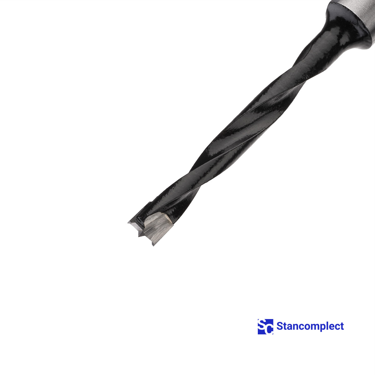 Blind hole drill bit HD d-5.5 mm, L-70 mm right with brazed plate