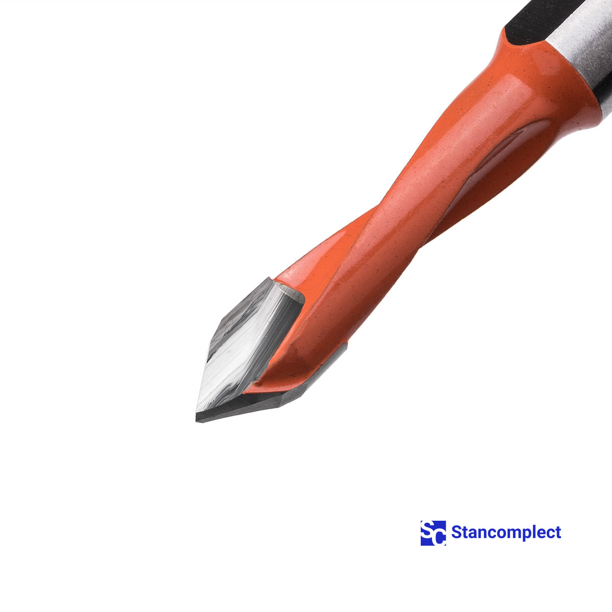 Through hole drill bit HD d-8 mm, L-57 mm left with brazed plate