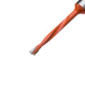 Blind hole drill bit HD d-4.5 mm, L-70 mm left with brazed plate