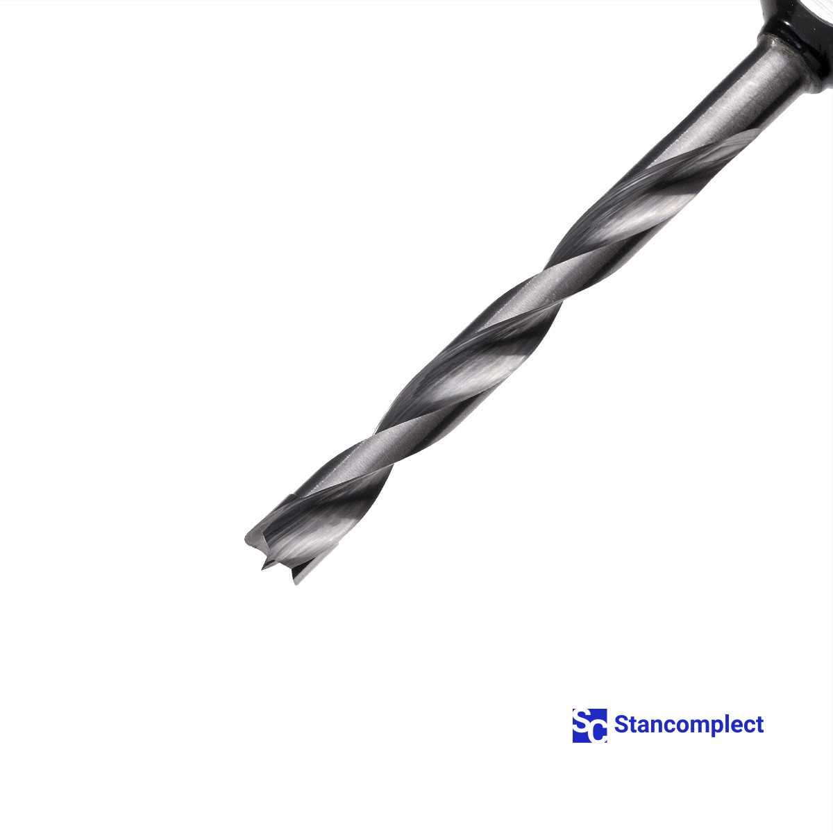 Solid carbide blind hole drill bit HD d-4.5 mm, L-70 mm right