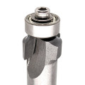 Two flute round over router bit with lower bearing R2-D16,7-l8-L51-d12