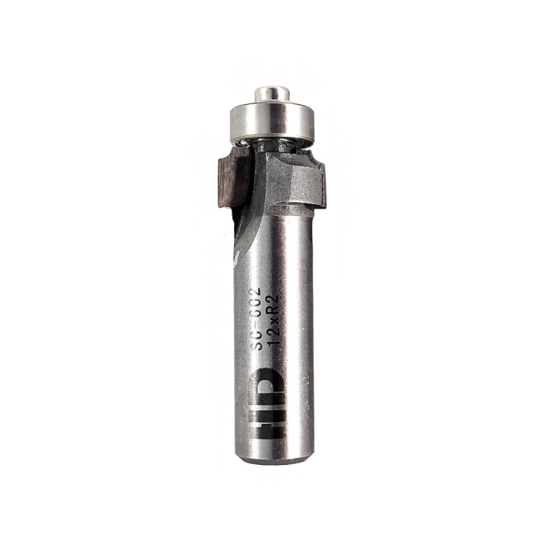 Round over router bit with lower bearing R2-D16,7-l8-L51-d12