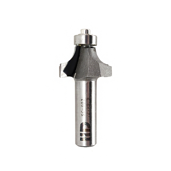Round over router bit with lower bearing R9,5-D31,7-l16-L54-d12