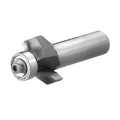 Two flute round over router bit with lower bearing R6,35-D25,4-l11-L51-d12,7