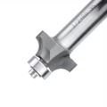 Two flute round over router bit with lower bearing R6,35-D25,4-l11-L51-d12,7