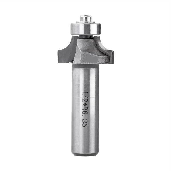 Round over router bit with lower bearing R6,35-D25,4-l11-L51-d12,7