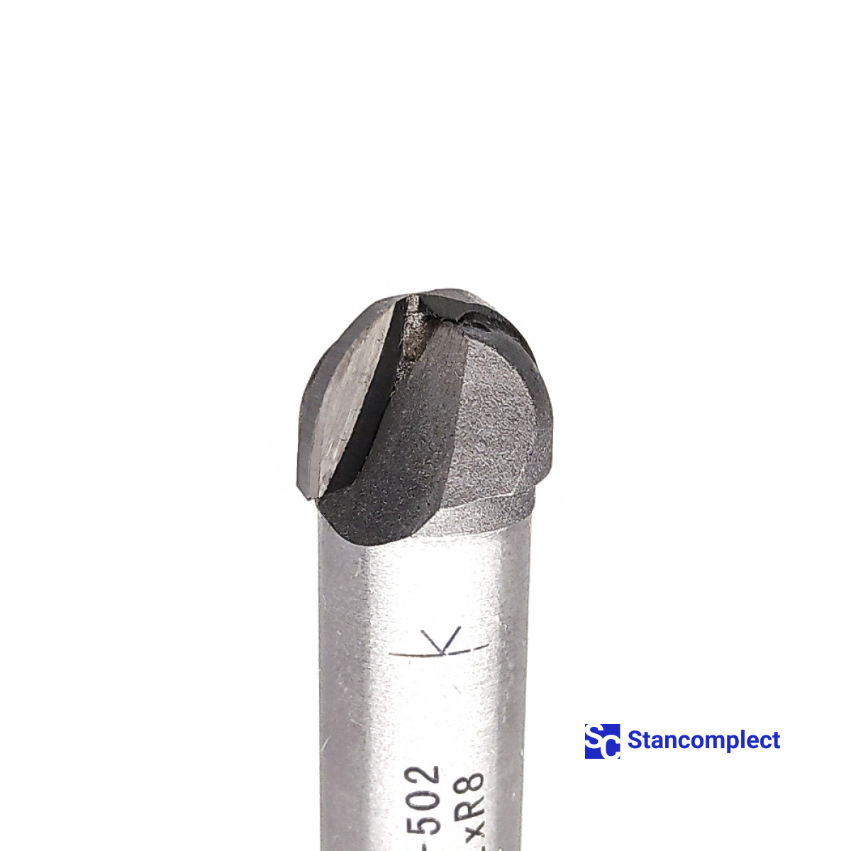 Round nose router bit D12,7-d12-H9,5-R8-L51