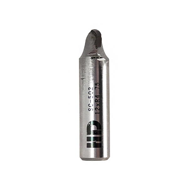 Round nose router bit D9,5-d12-H7-R4,75-L51
