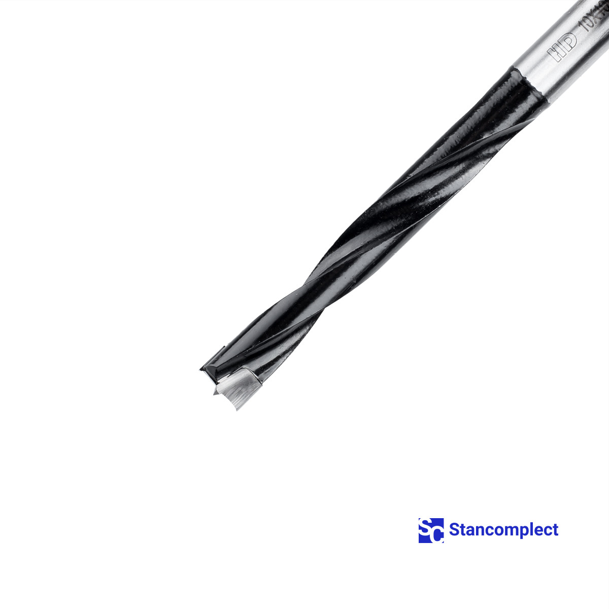 Свердло глухе HD d-10 мм, L-105 мм праве з напайною пластиною