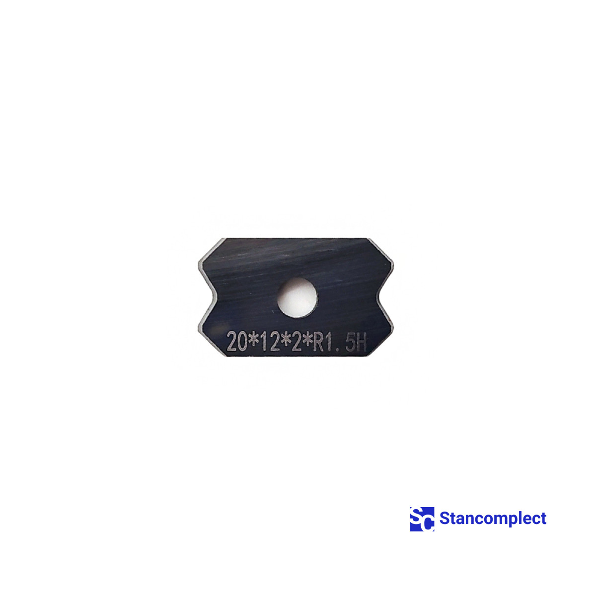 Radius scraper 20x12x2 R1.5 for edge banding machine