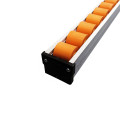 Roller conveyor with rubber rollers. Length - 1000 mm