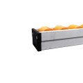 Roller conveyor with rubber rollers. Length - 1000 mm