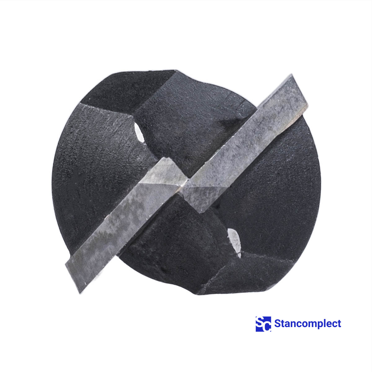 Two flute V-groove router bit d12-D18-H7,4-L50-A90 for aluminum