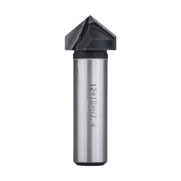 V-groove router bit d12-D18-H7,4-L50-A90 for Alucobond