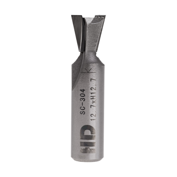 Dovetail router bit D-12 R-14° H-12.7 L-52 for tenon joints