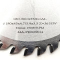 Conical scoring saw blade GOLDEN EAGLE 180x45x4.7/5.9x3.5 Z36