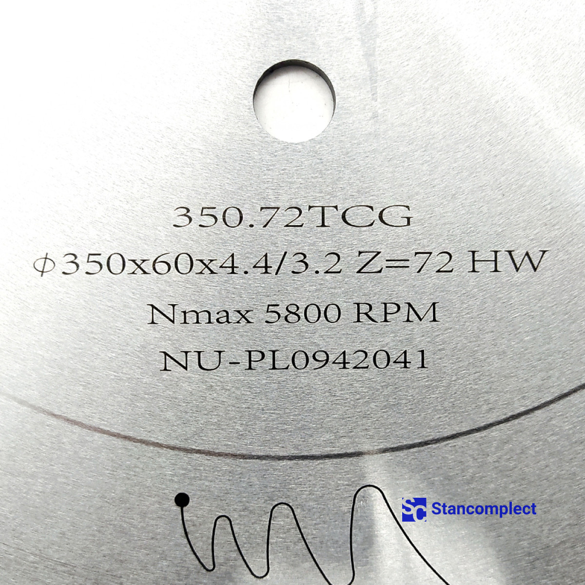 Main saw blade GOLDEN EAGLE 350x60x4.4/3.2 Z72
