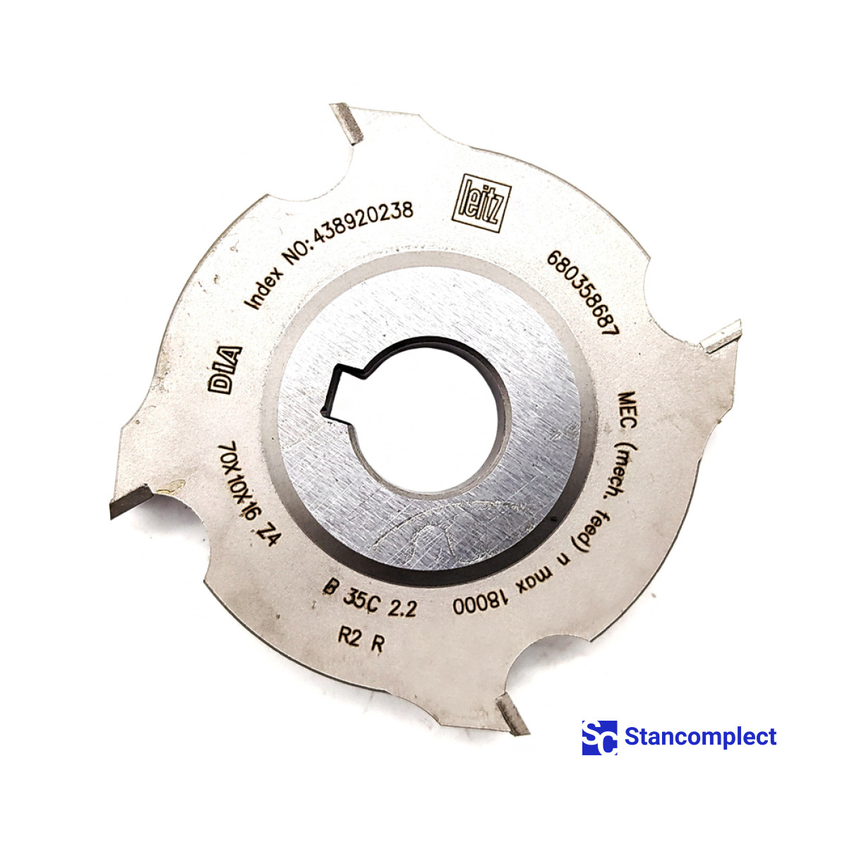 Diamond cutter (PCD) 70x16x10x4Z R2 right for KDT edge banding machines 6 series