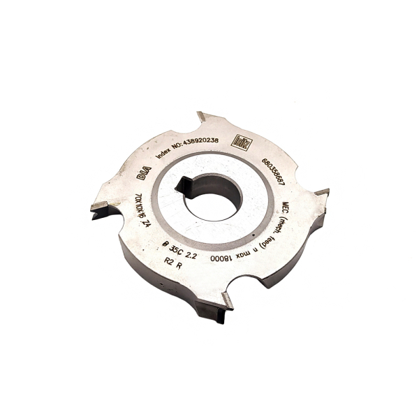 Diamond cutter (PCD) 70x16x10x4Z R2 right for KDT edge banding machines 6 series