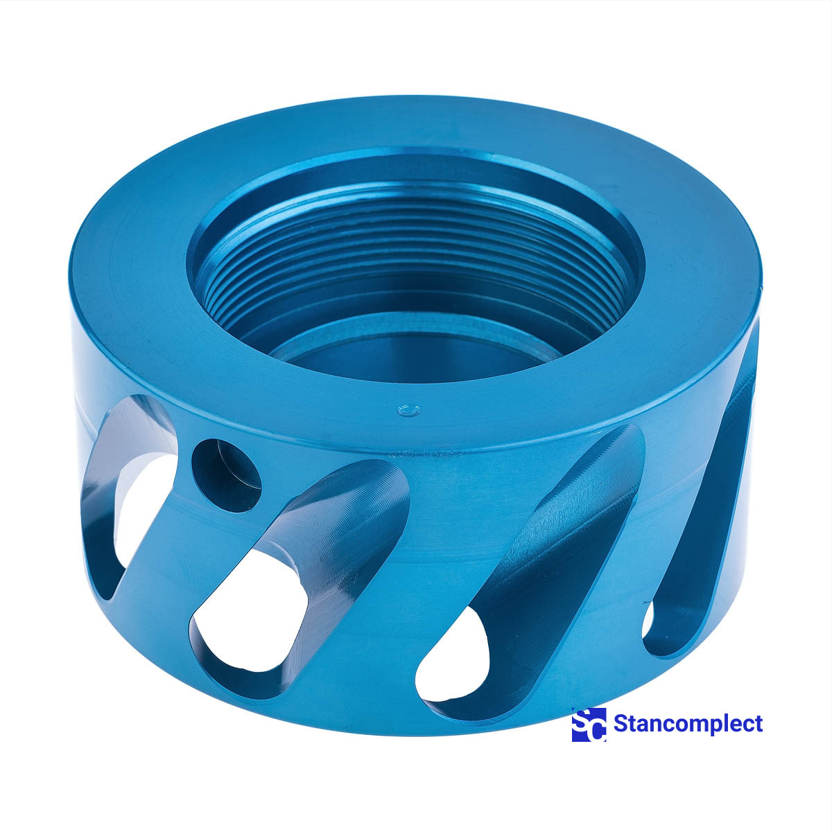 Dust removal system for ER-40 collet chuck