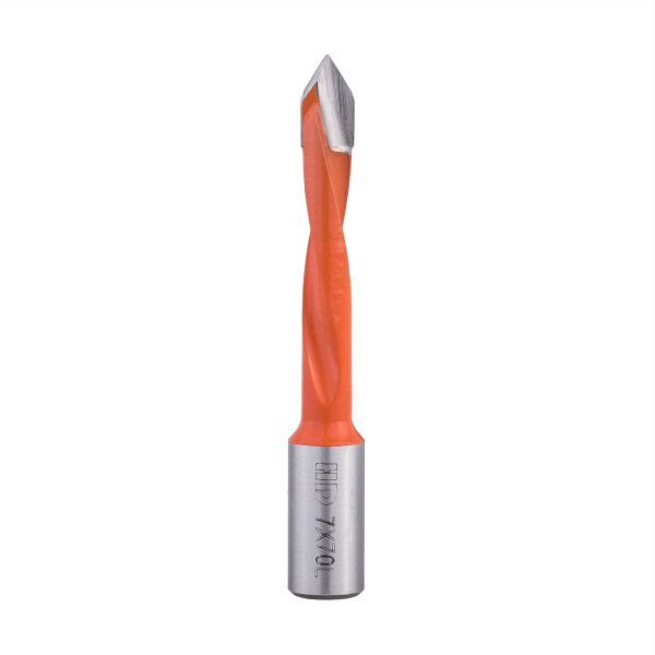 Through hole drill bit HD d-7 mm, L-70 mm left (130 series)