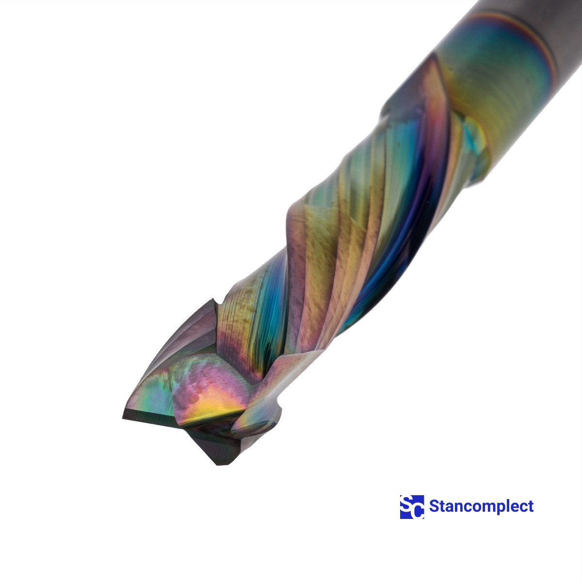 Compression spiral router bit with AlTiN coating 10x40x100 mm