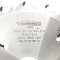 Gang rip saw blade Golden Eagle 250x50x2.8/1.8 z18+4 FS